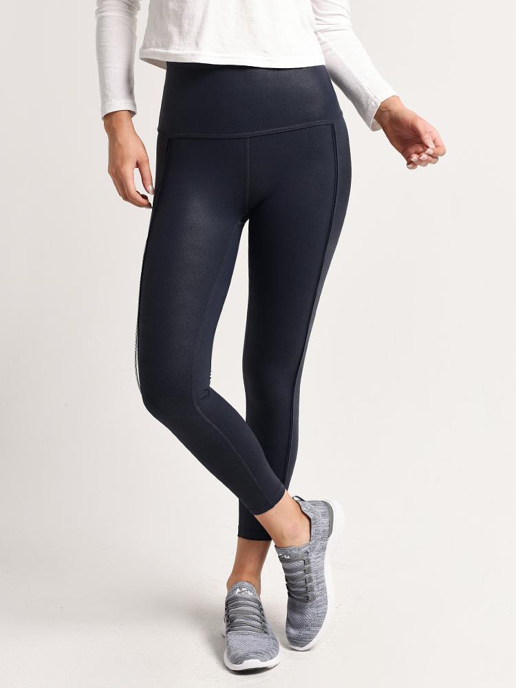 Beyond Yoga Matte Pearlized Ride It High Waisted Midi Legging - Saint Bernard