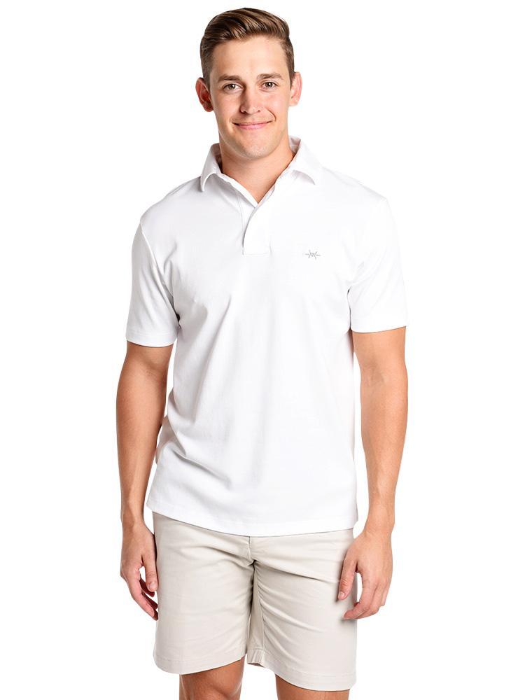 Texas Standard Gameday Performance Hybrid Polo - Saint Bernard