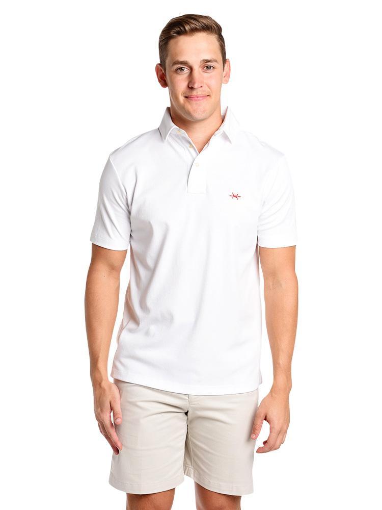Texas Standard Gameday Performance Hybrid Polo - Saint Bernard