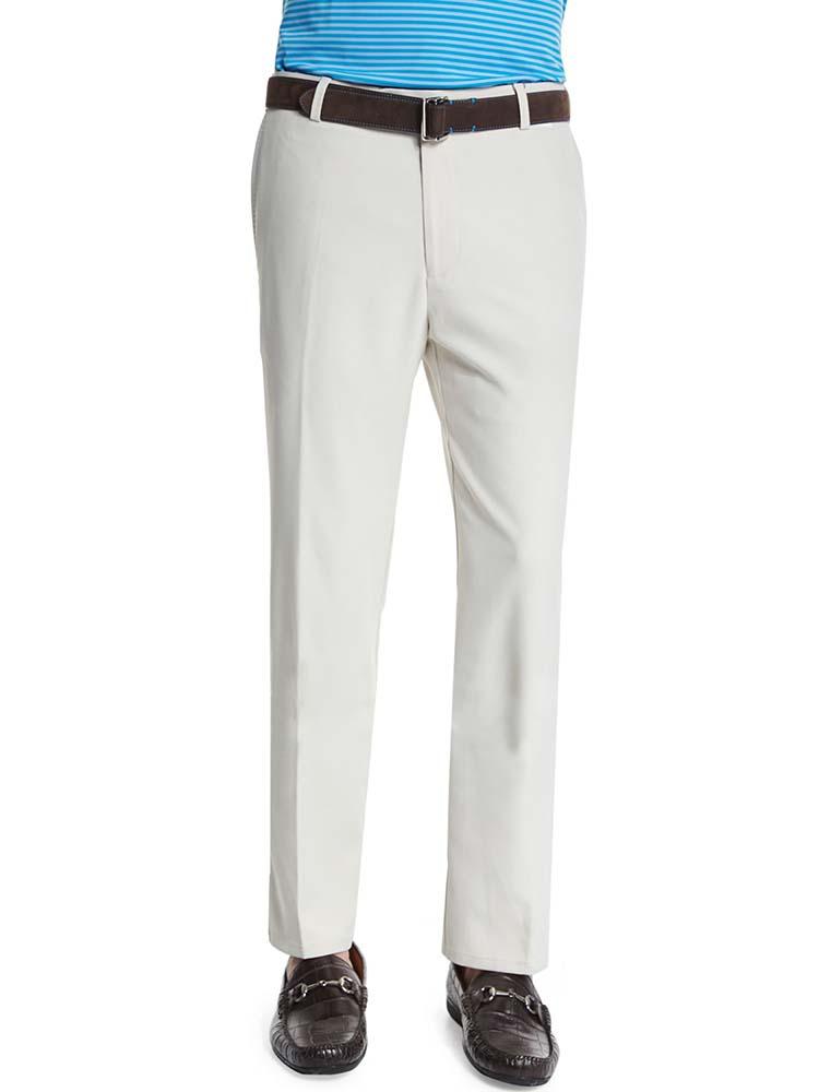 Peter Millar Men's Durham High Drape Performance Pant - Saint Bernard