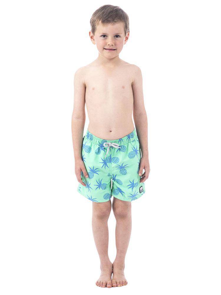 Tom & Teddy Boys' Pineapple Swim Trunks - Saint Bernard