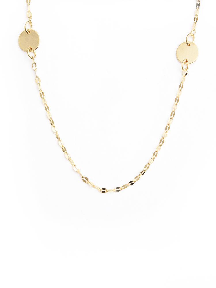 Tai Long Sparkle Chain Necklace with Discs - Saint Bernard