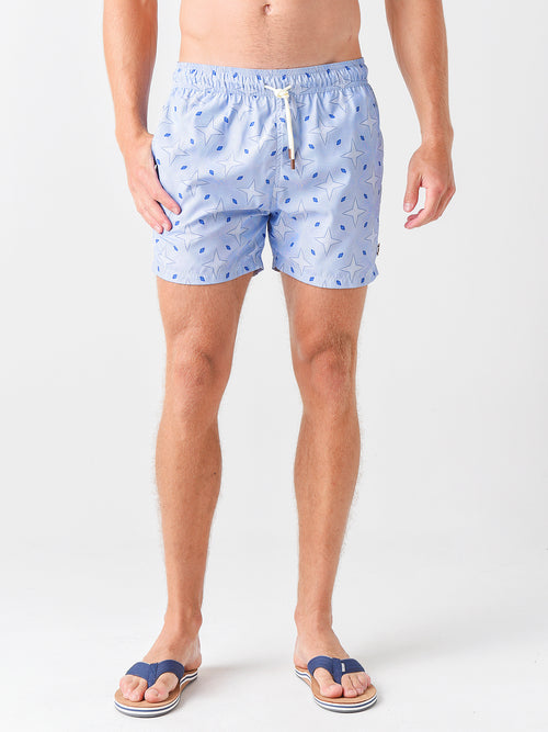 Retromarine Men's Psychedelics Stars Swim Trunk