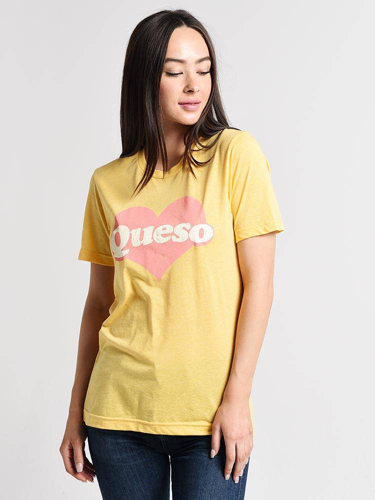 Friday+Saturday Queso Love Tee - Saint Bernard