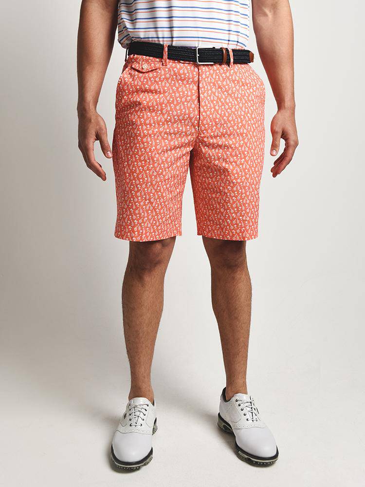 RLX Printed Stretch Twill Short - Saint Bernard