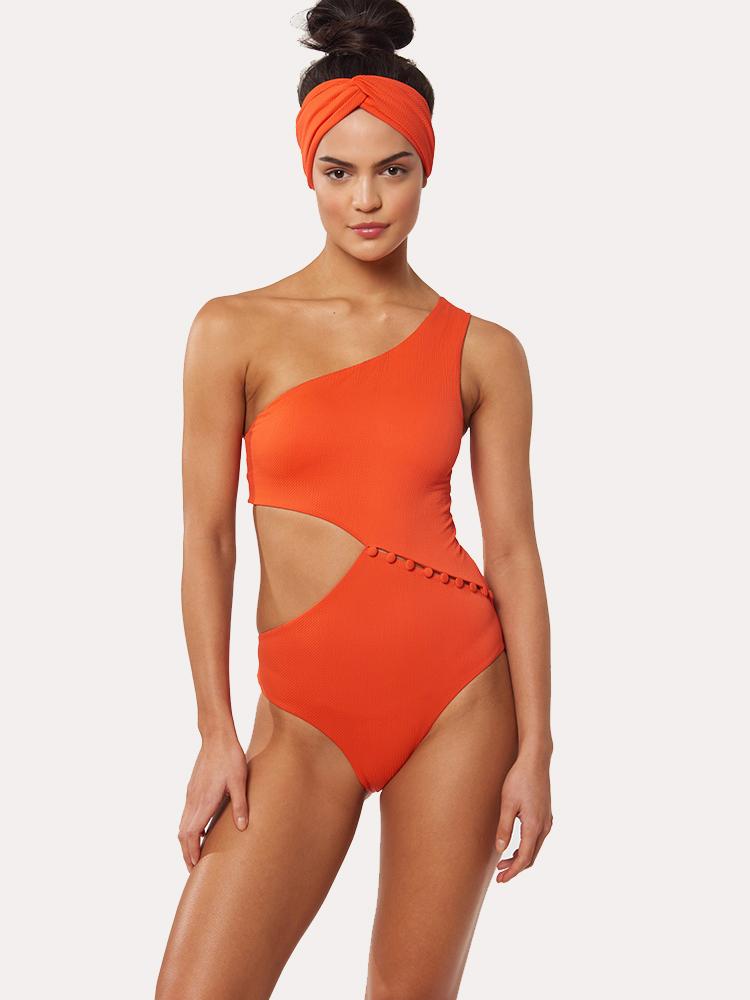 Red Carter Peri One Piece - Saint Bernard
