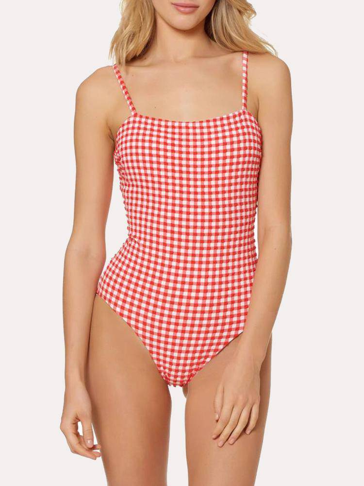 Red Carter In Stitches Maillot - Saint Bernard