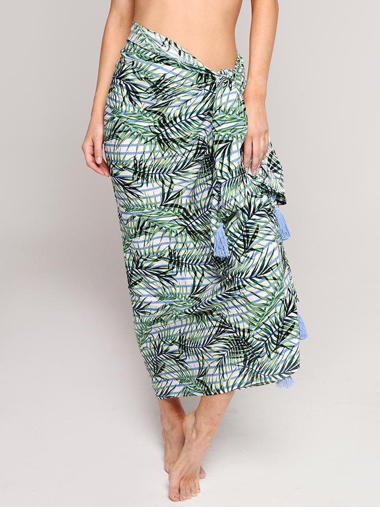 Red Carpet Palm Party Sarong