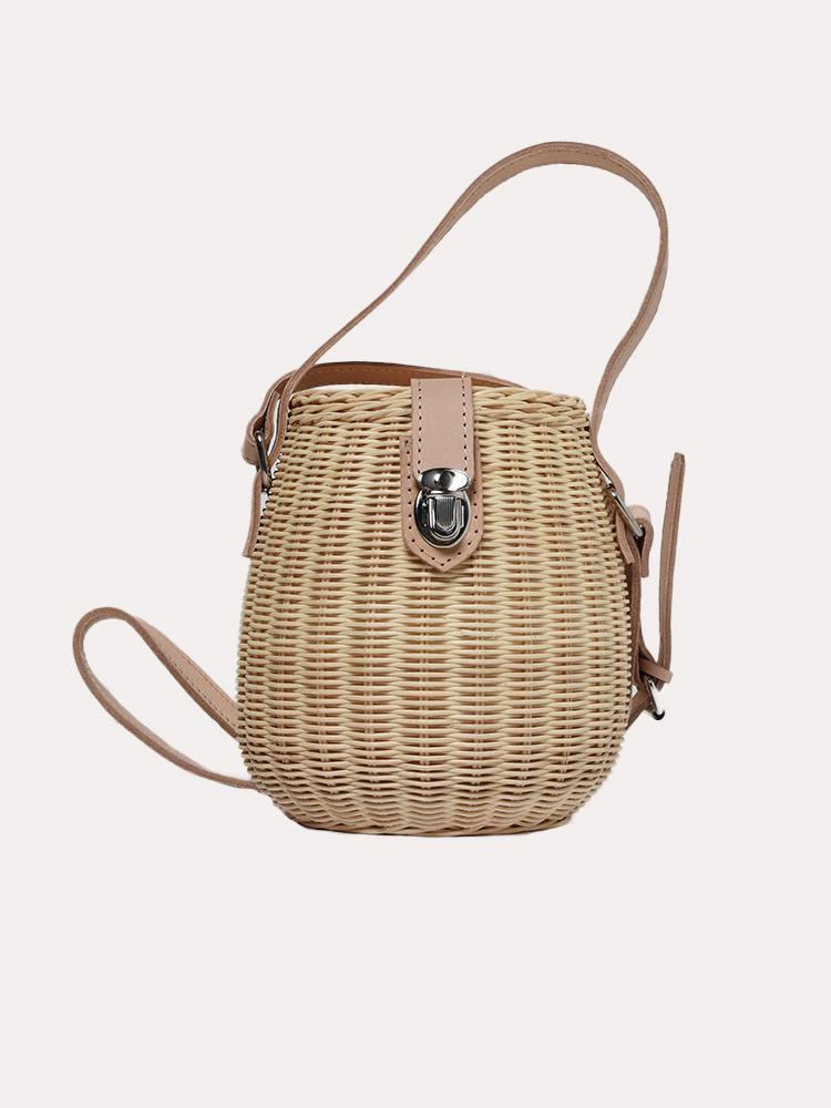 Beachgold Bali Arlo Basket Crossbody Bag - Saint Bernard