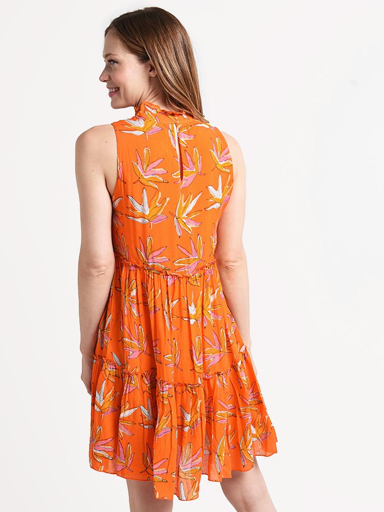 RUFFLE COLLAR SHORT DRESS-alt2