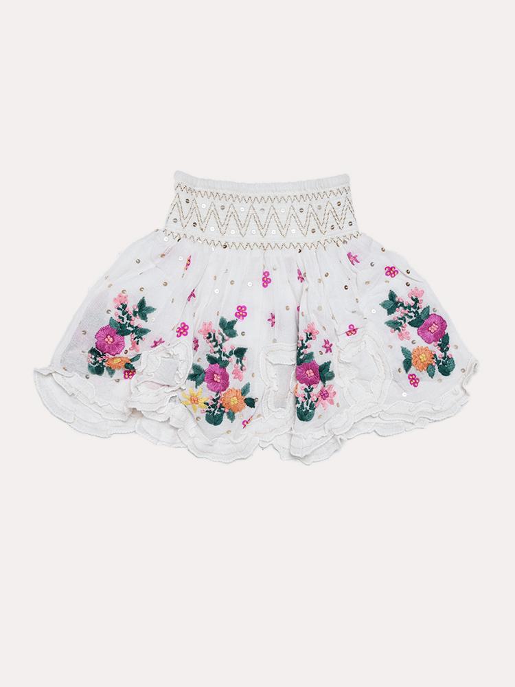 Alicia Bell Girls' Ruffle Skirt - Saint Bernard