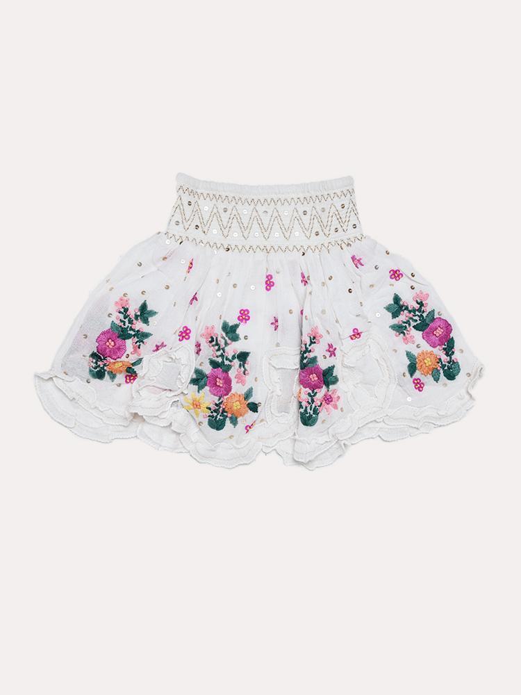 Alicia Bell Girls' Ruffle Skirt - Saint Bernard