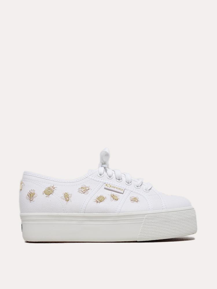 Superga 2790 Insect Embroidery Platform Sneaker - Saint Bernard
