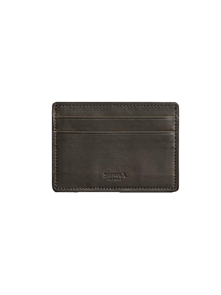 Shinola Men's Six Pocket Card Case Navigator Wallet