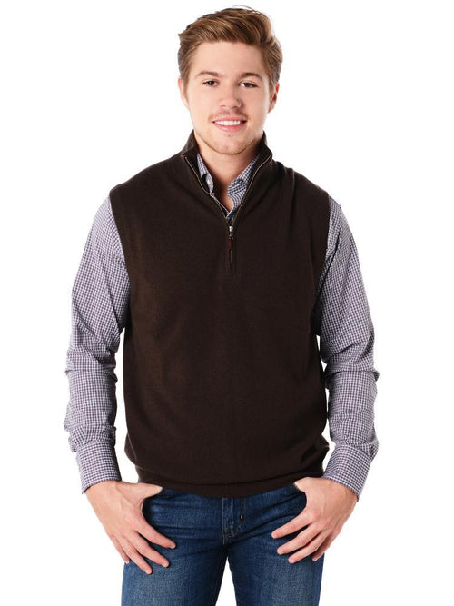 Saint Bernard Zip Mock Vest - Saint Bernard