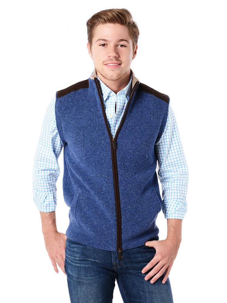 Saint Bernard Full Zip Mock Vest - Saint Bernard