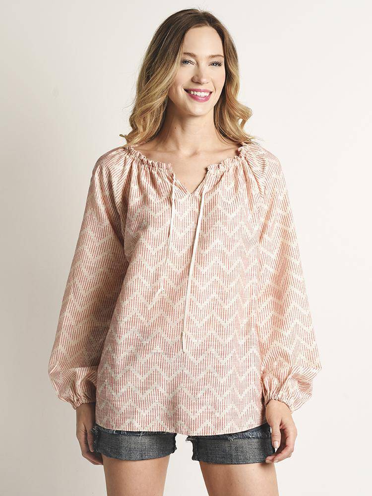 Lemlem Imani Grandfather Shirt - Saint Bernard