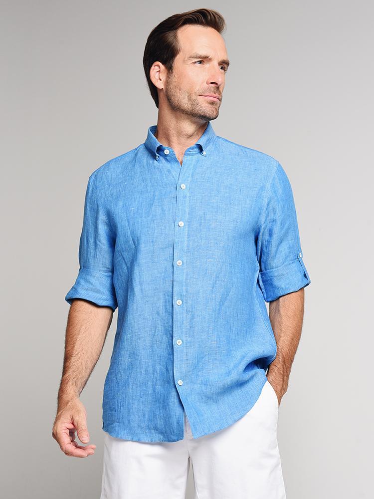 Zachary Prell Yang Button-Down Shirt - Saint Bernard