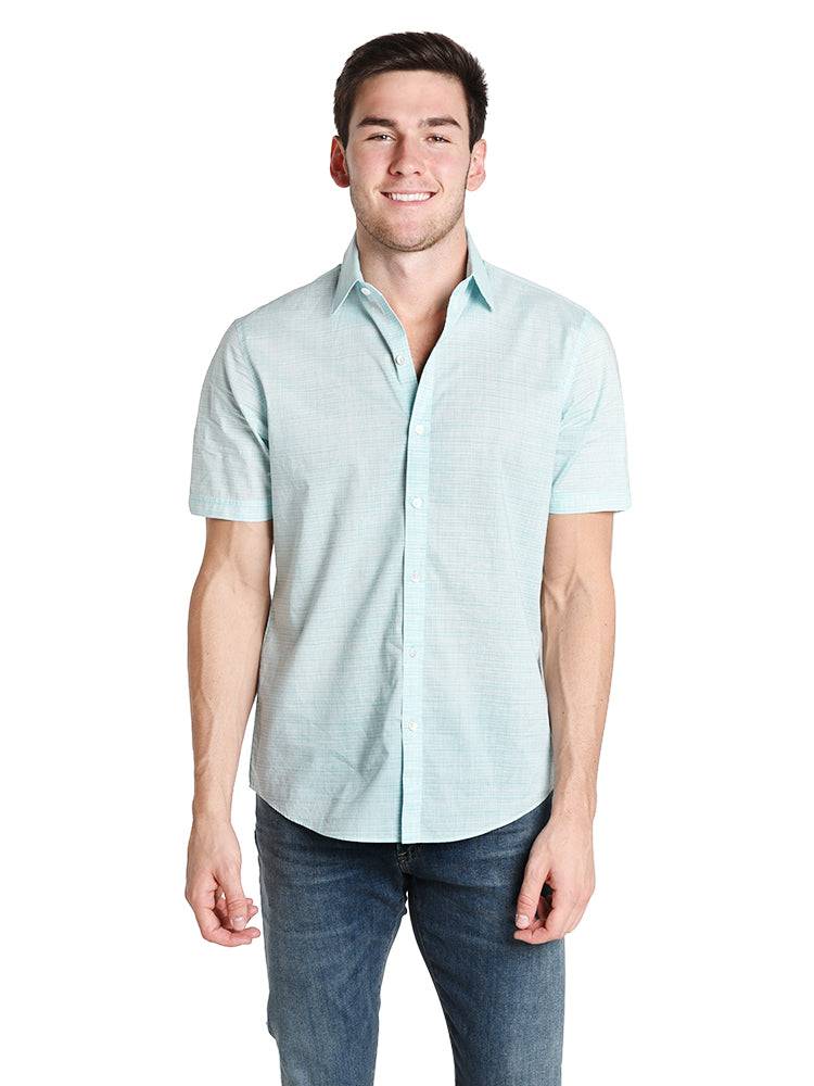 Zachary Prell Nolan Short Sleeve Shirt - Saint Bernard
