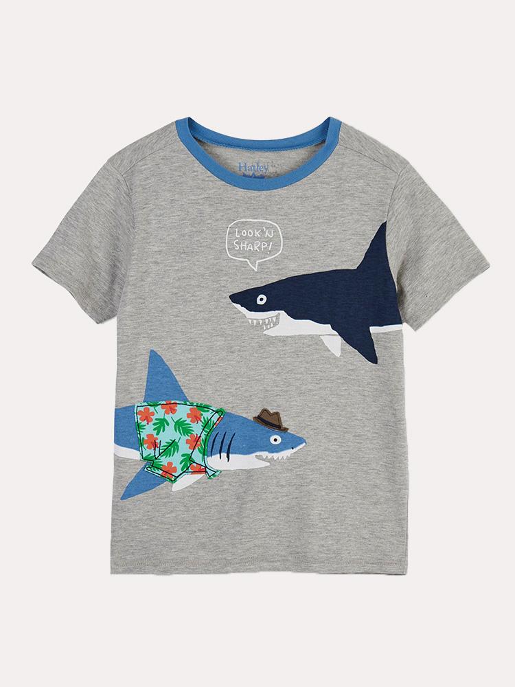 Hatley Sharp Dressed Shark Graphic Tee - Saint Bernard