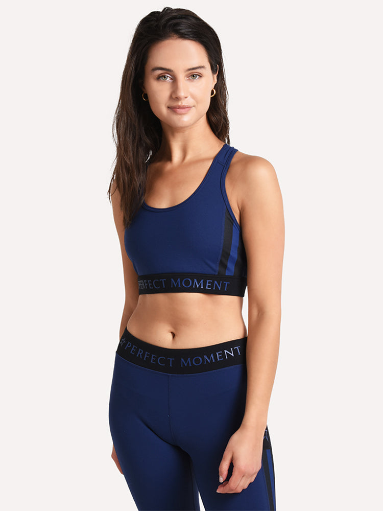 Perfect Moment Women's Stripes Stars Fitness Top - Saint Bernard