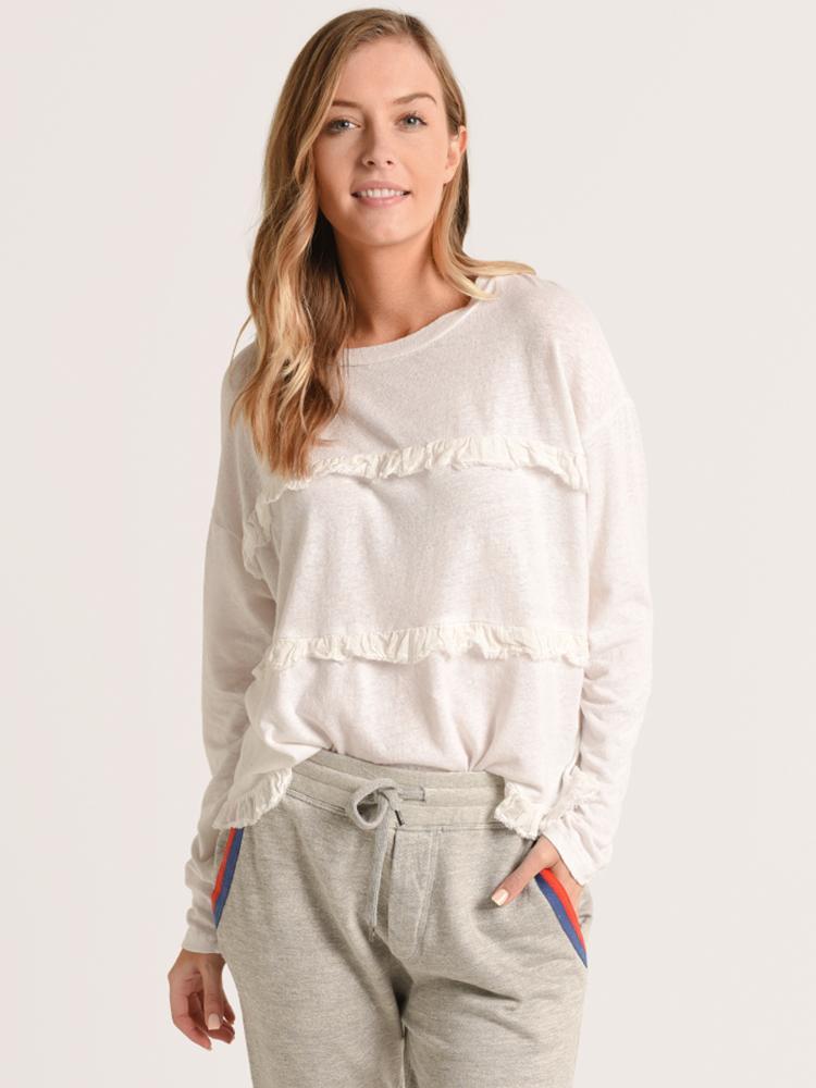 Sundry Tiered Long Sleeve - Saint Bernard