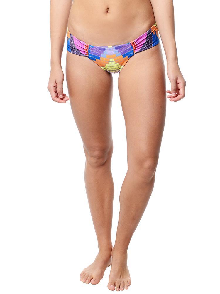 Mara Hoffman Radial Side Ruch Bikini Bottom - Saint Bernard