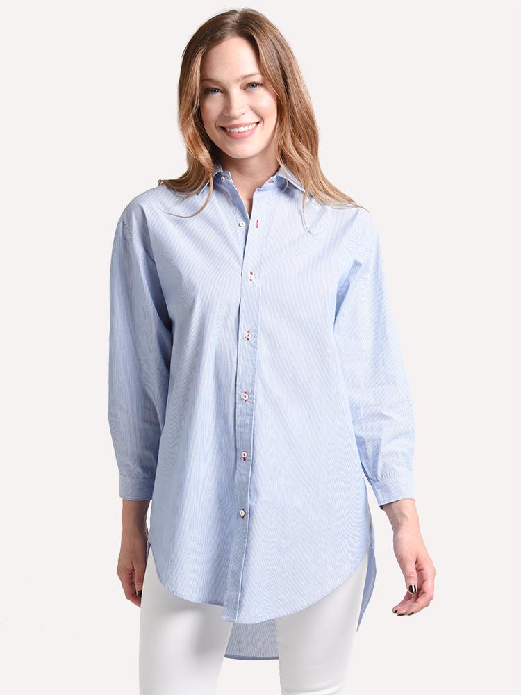 Ros Garden Sally Boyfriend Shirt - Saint Bernard