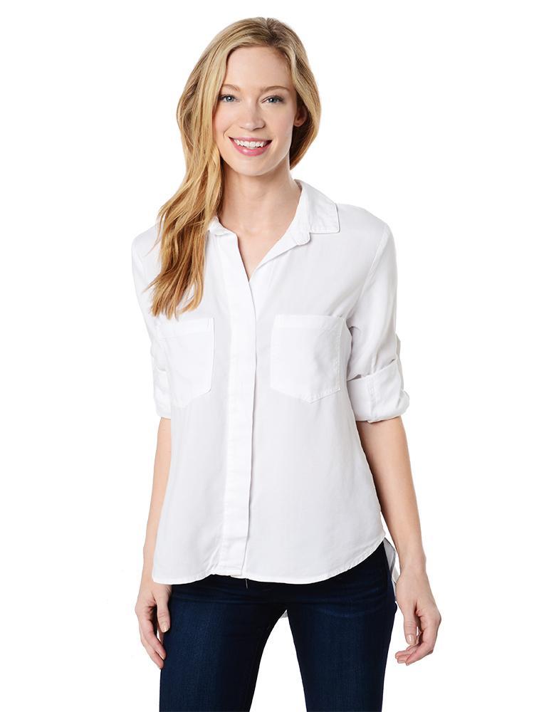 Bella Dahl Split Back Button Down - Saint Bernard