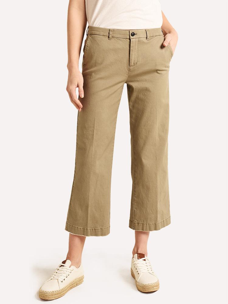 ATM Enzyme Wash Cropped Boyfriend Pant - Saint Bernard