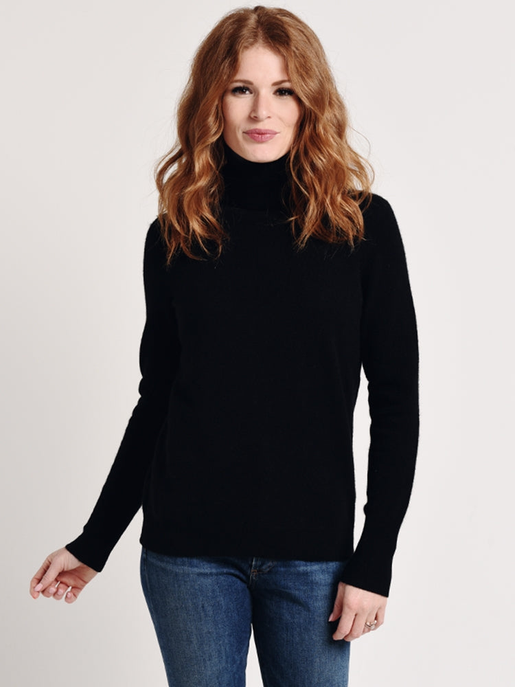 White + Warren Essential Cashmere Turtleneck - Saint Bernard