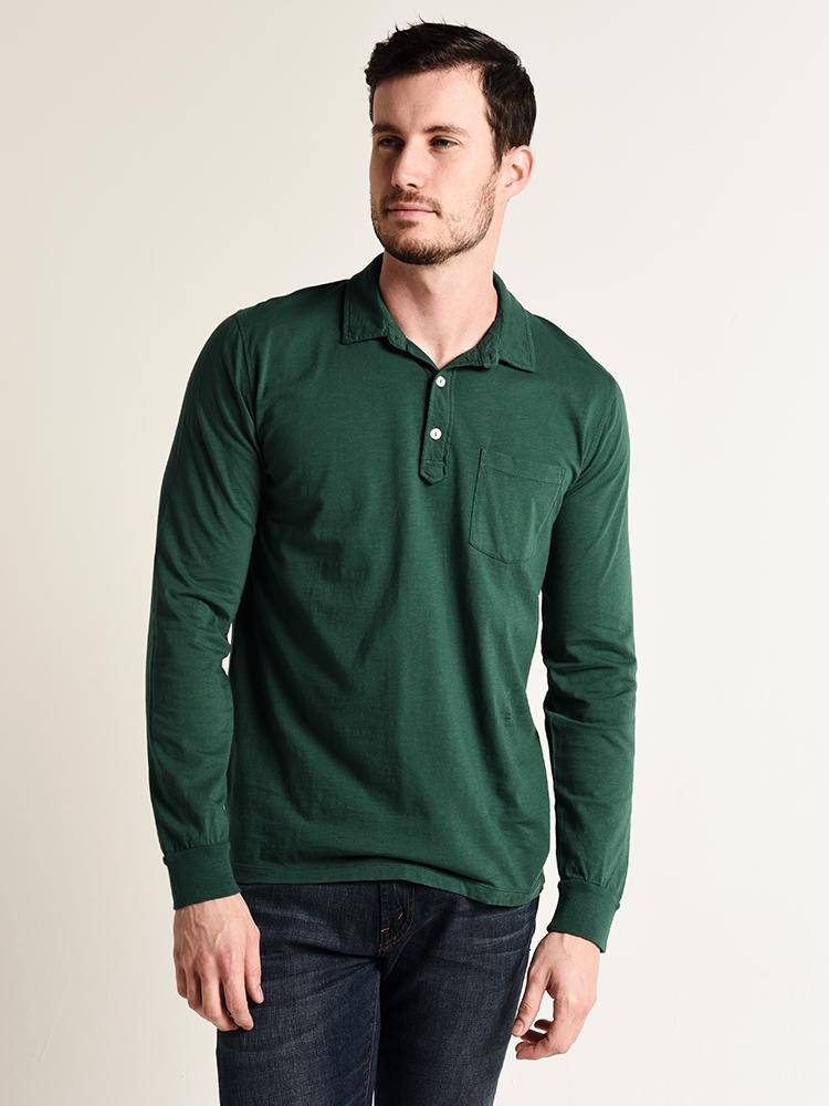 Hartford Long Sleeve Polo - Saint Bernard
