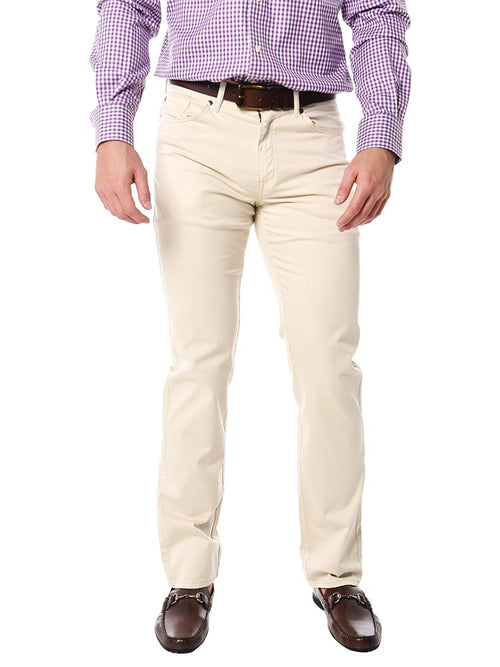 Peter Millar Men's Sateen Stretch Five Pocket Pant