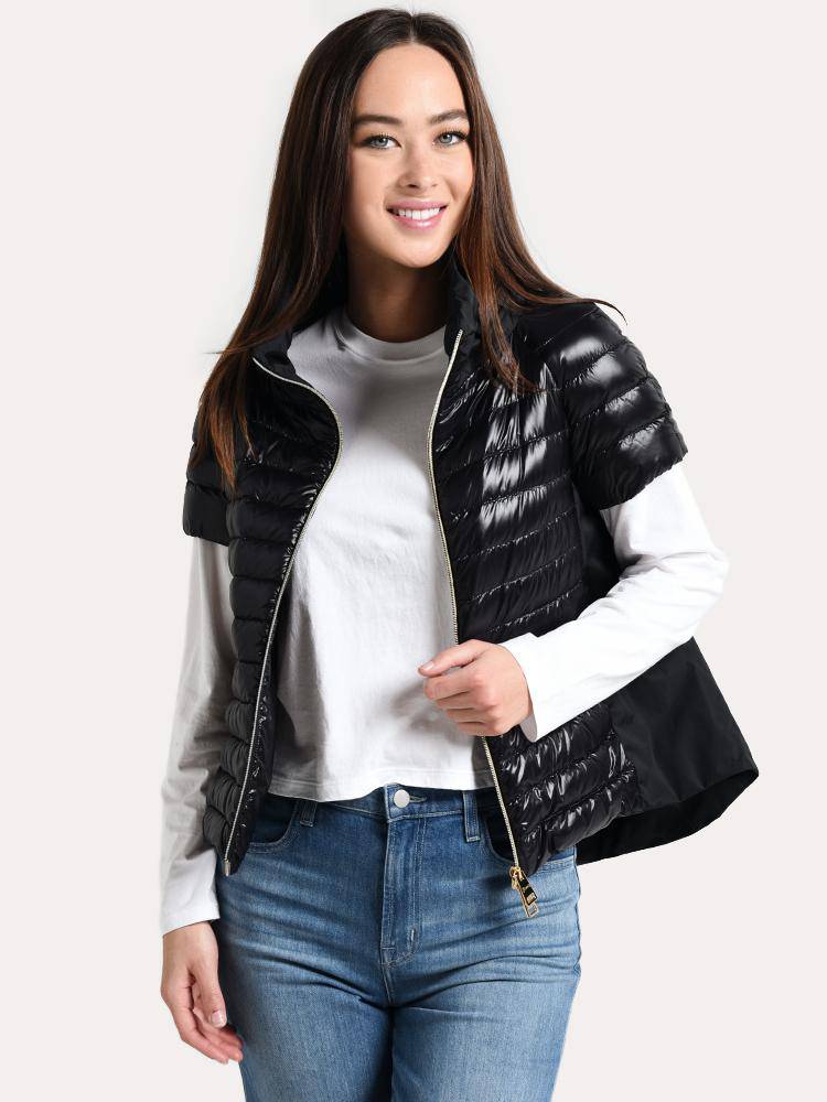 Herno Women's Short Sleeve Woven Jacket - Saint Bernard