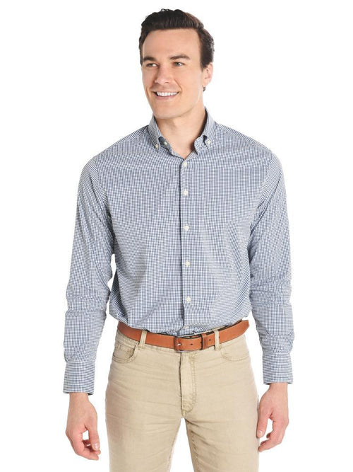 Peter Millar Men's Mimi Performance Check Woven Shirt
