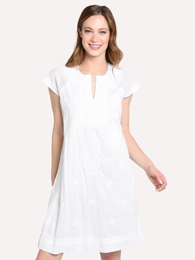 Roberta Roller Rabbit Faith Solid Dress - Saint Bernard