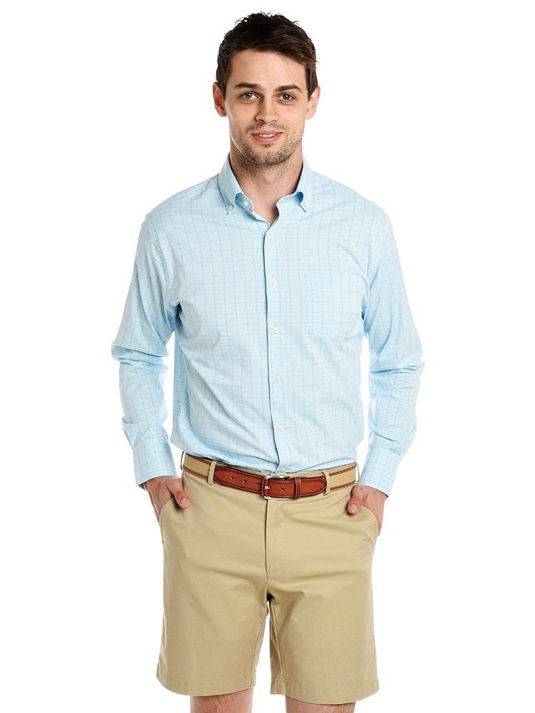 Peter Millar MCConnell Performance Glen Plaid Woven - Saint Bernard