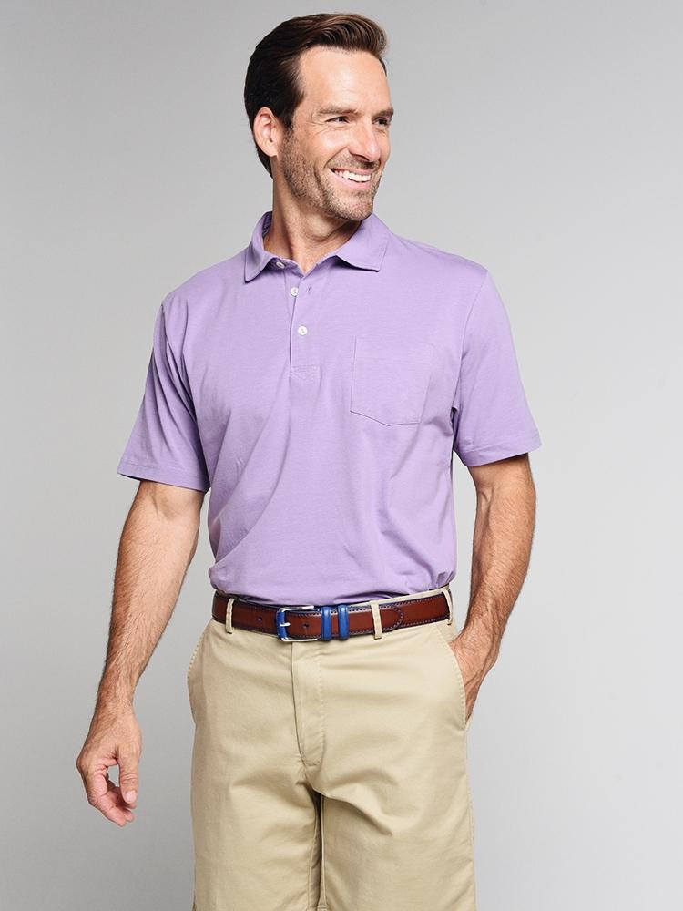 Peter Millar Solid Seaside Wash Polo - Saint Bernard