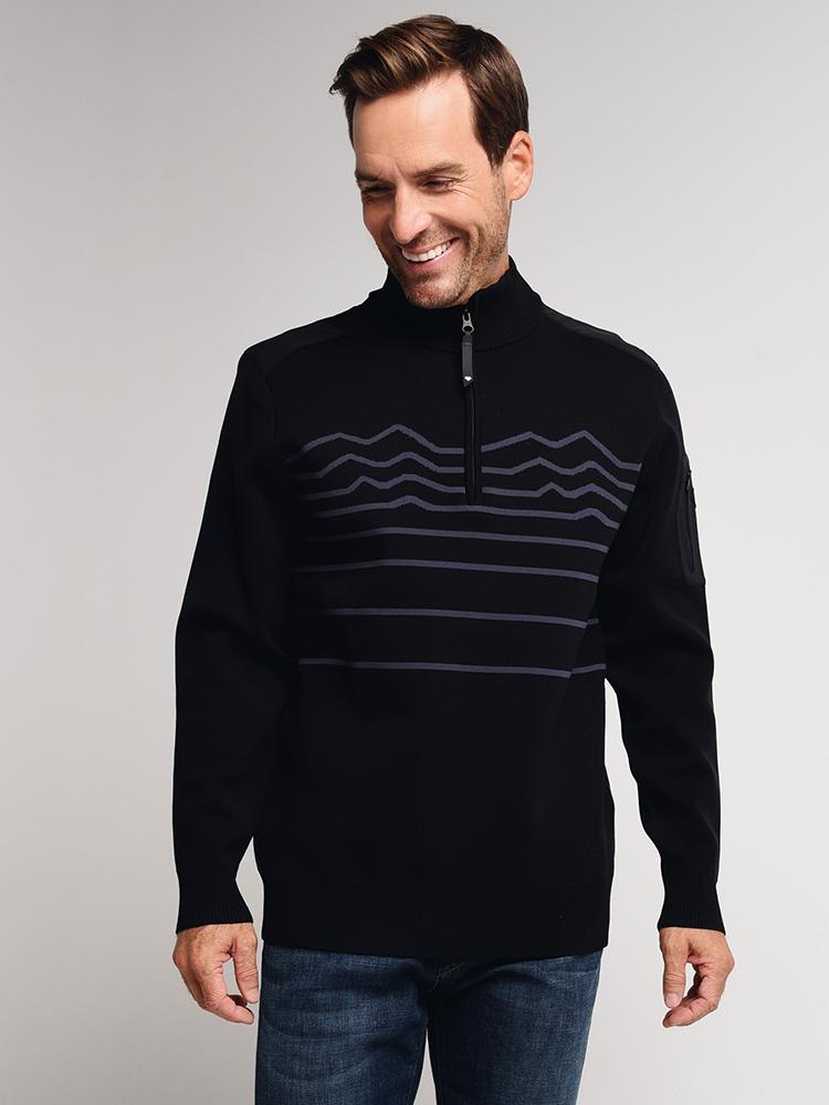 Obermeyer Men's Quarter-Zip Tera Sweater - Saint Bernard