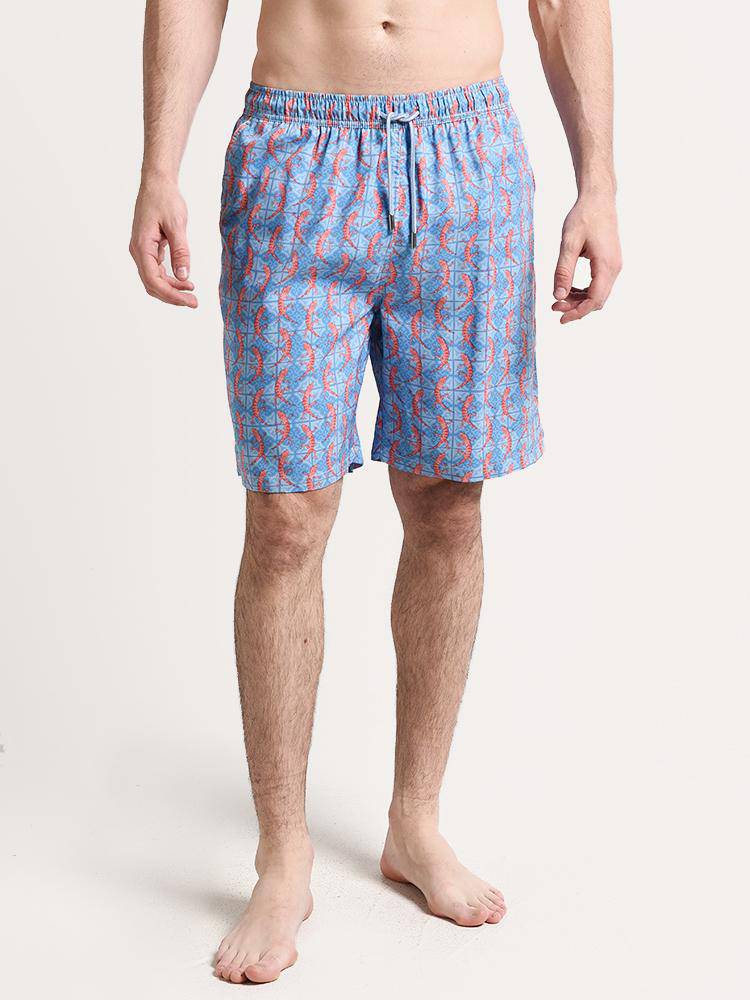 Peter Millar Men's Reptile Swim Trunks - Saint Bernard