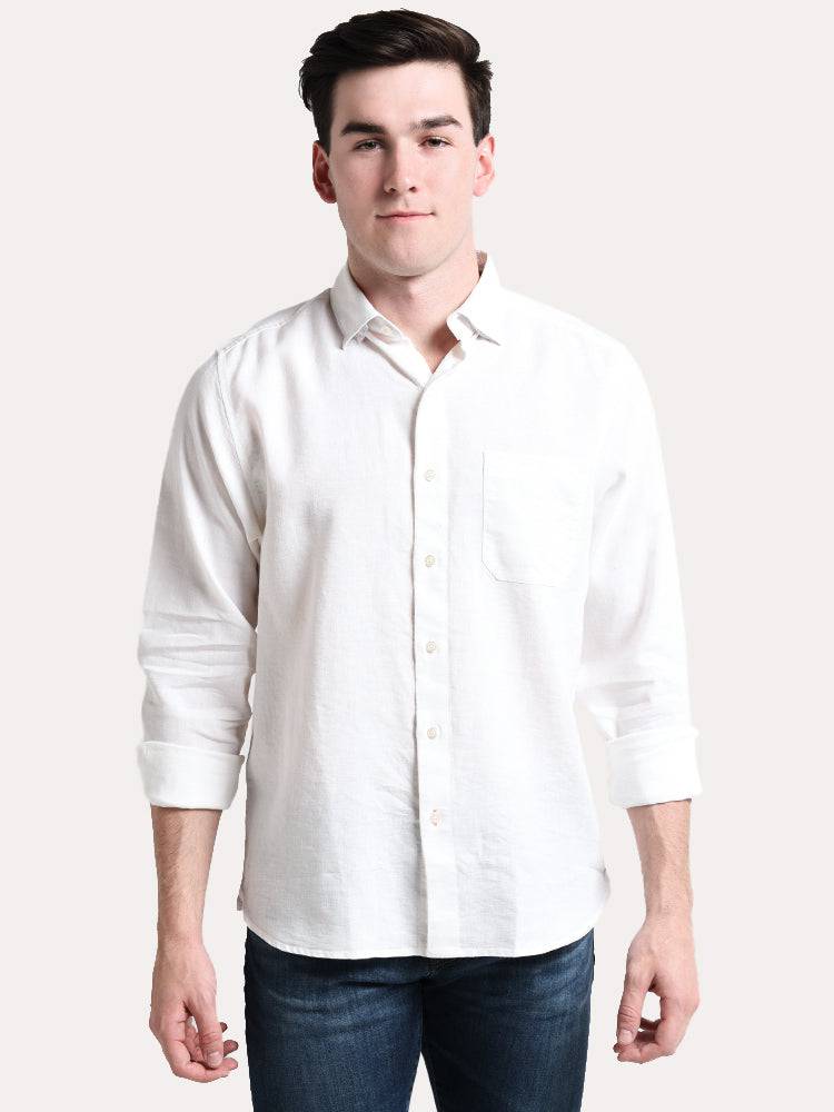 Tommy Bahama Men's Lanai Tides Stretch-Linen Shirt - Saint Bernard