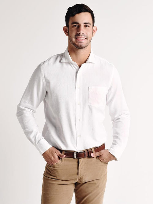 Hartford Penn Pat Woven Shirt