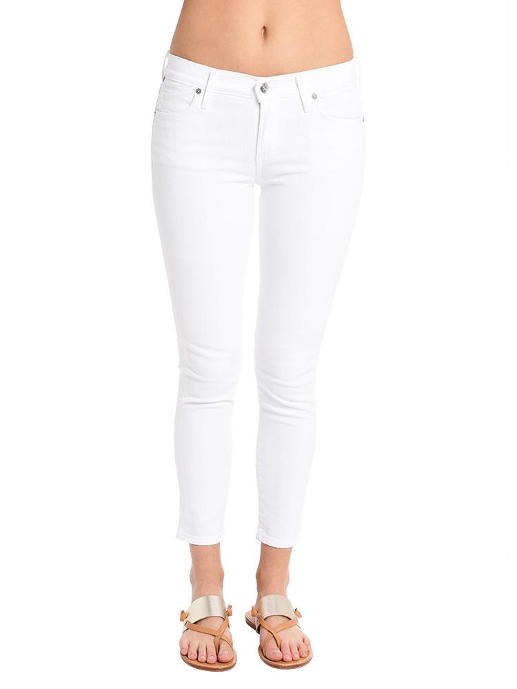 Citizens of Humanity Avedon Ultra Skinny Jean in Optic White - Saint Bernard
