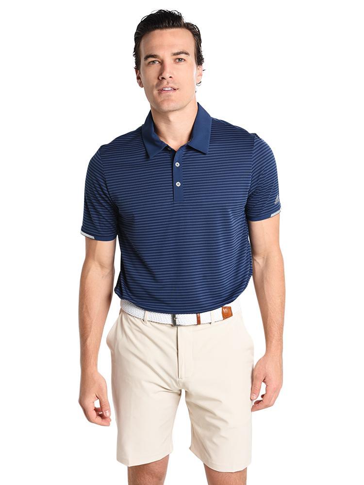 Adidas Climachill Tonal Stripe Polo - Saint Bernard