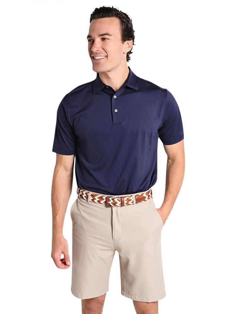 Peter Millar Men's Solid Stretch Jersey Polo - Saint Bernard