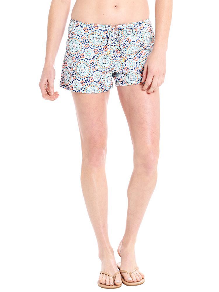 Helen Jon Nantucket 3 Inch Lace-Up Board Short - Saint Bernard