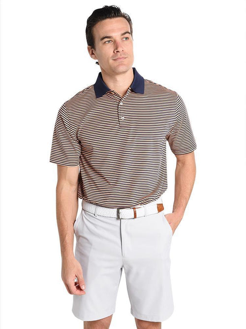 Peter Millar Men's Competition Stripe Stretch Jersey Polo