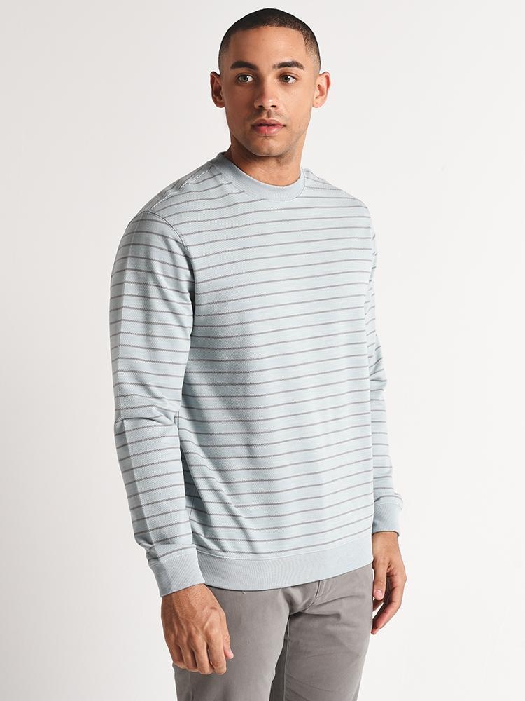 Oxford Edison Long Sleeve Crewneck Pullover - Saint Bernard