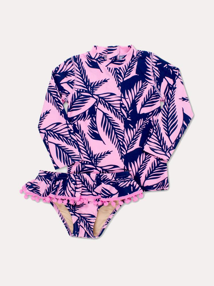 Shade Critters Girls' Rashgaurd Set - Saint Bernard