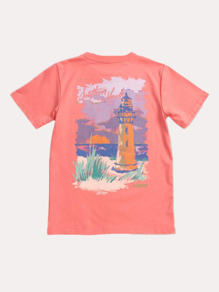 Southern Marsh Youth Lighthouse Tee - Saint Bernard